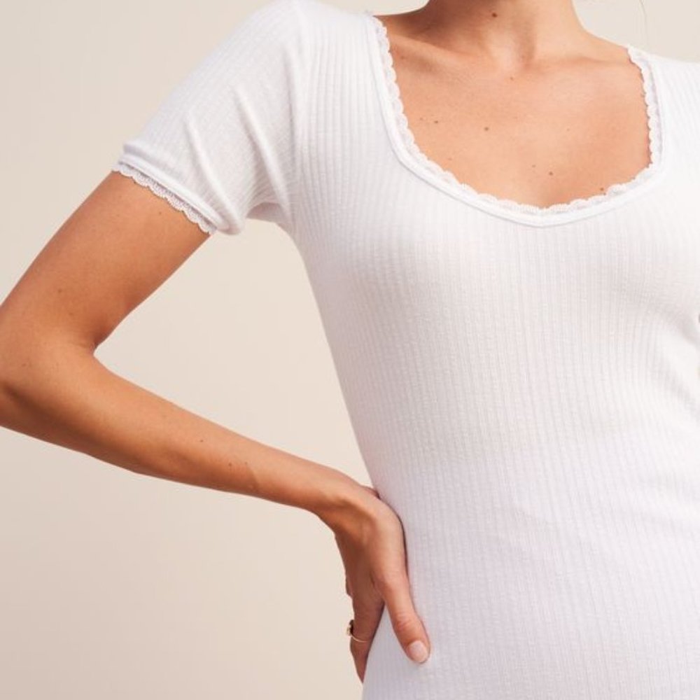 Rouje Giulia T-Shirt in White